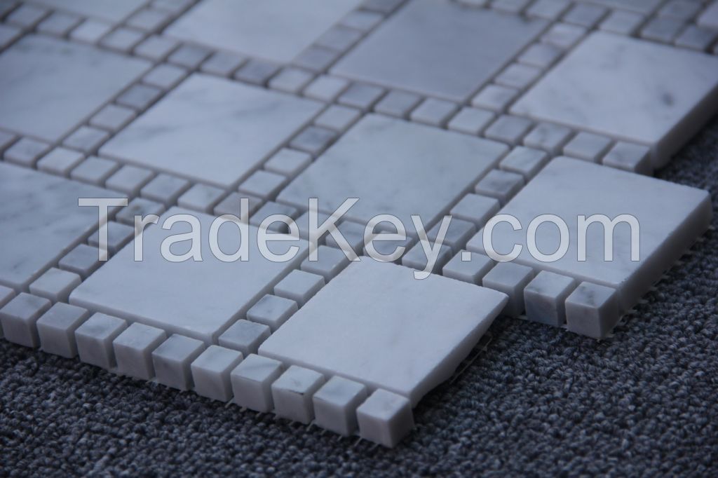 Carrara White Mosaic