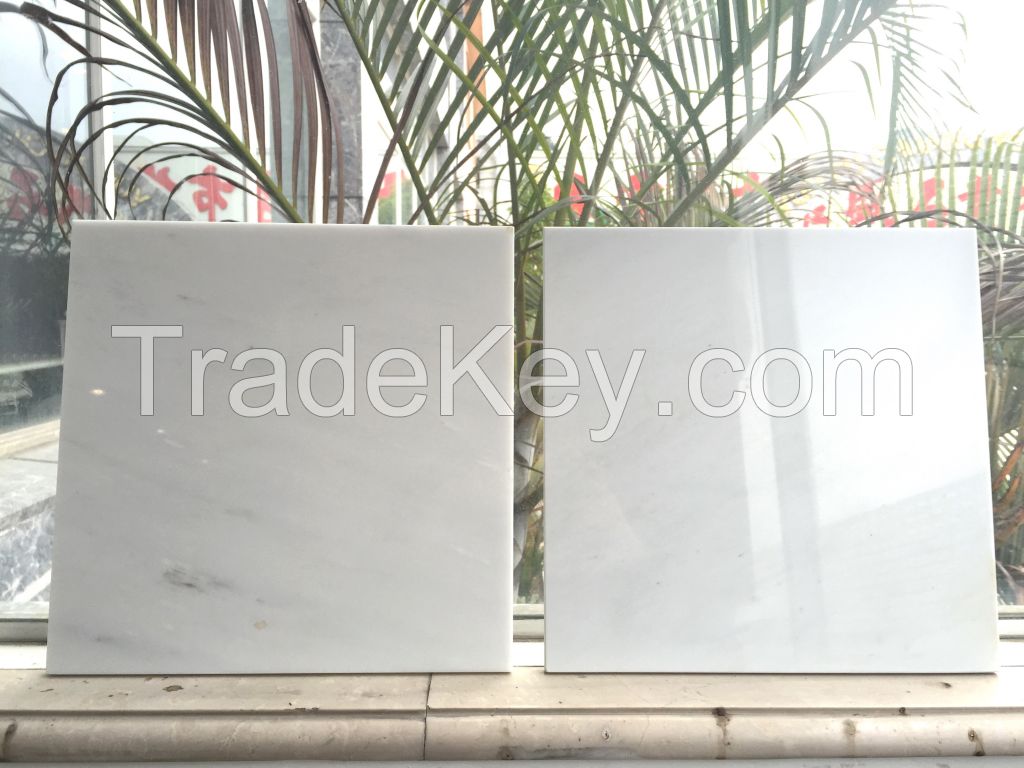 Italy Acqua Bianco White Marble Tiles