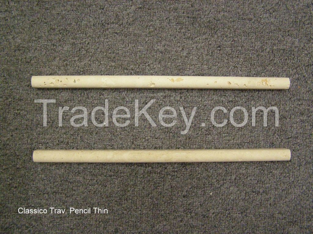 Classico Travertine  Natural Marble Pencil thin