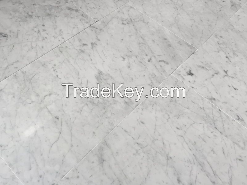 Italy Carrara white mable tile mosaic 