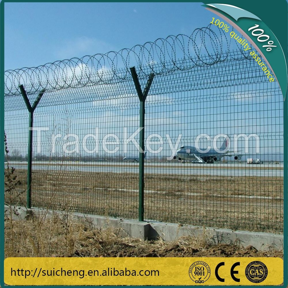 Guangzhou Factory Free Sample PVC Coated Metal Welded Fencing Panels