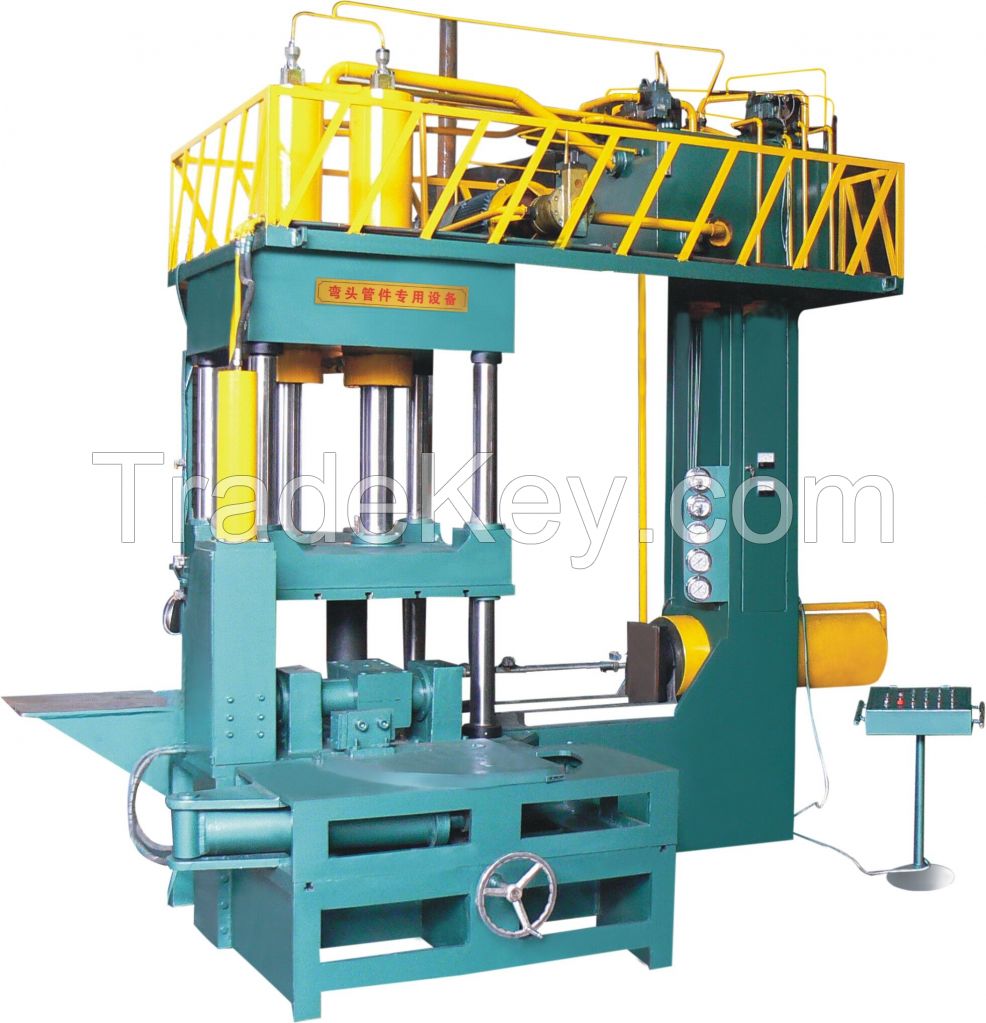 Mandrel cold forming elbow machine