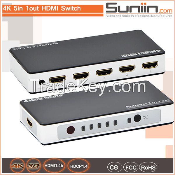 4K HDMI Switch 5x1