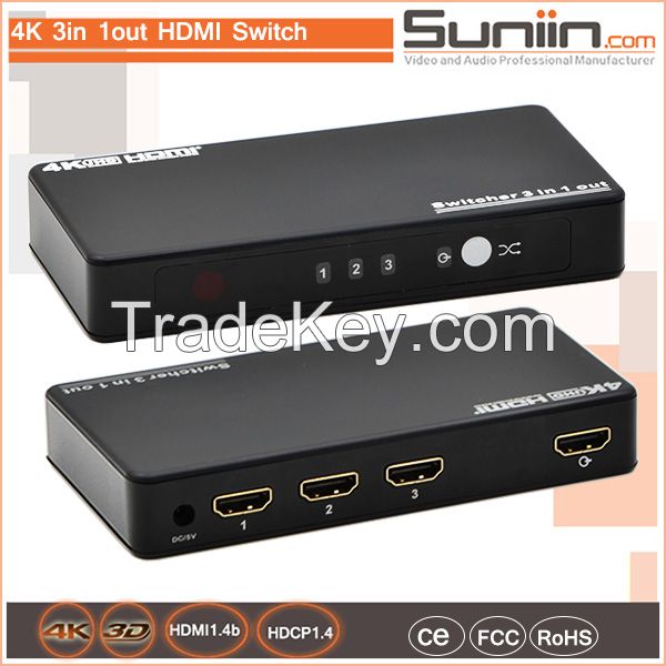 4K HDMI Switch 3x1