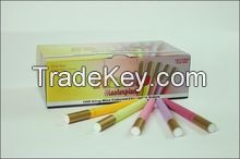 Cigarette Filter Tubes w/ Multi-colored Cigarette Paper and gold tipping paper Rollo Masterpiece