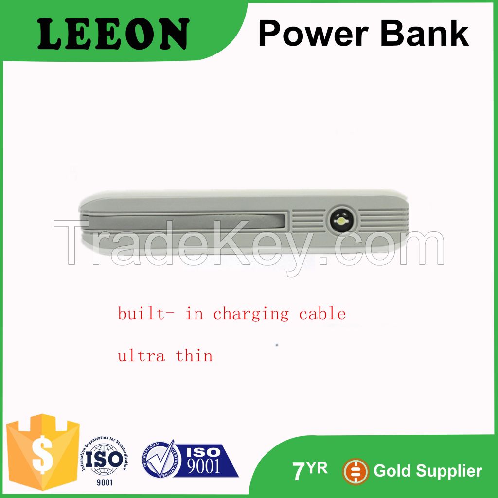 Portable Li- polymer battery power bank 4000mah 