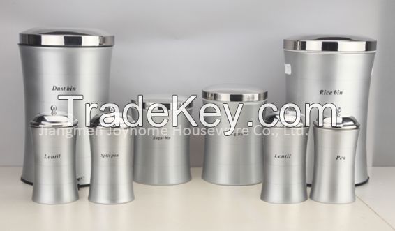 stainless steel kitchen storage slim canister