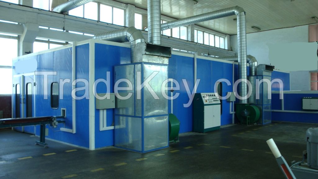 DOT-F1  LY-60 D Oriental Furniture Spray-baking Booth with reliable quality