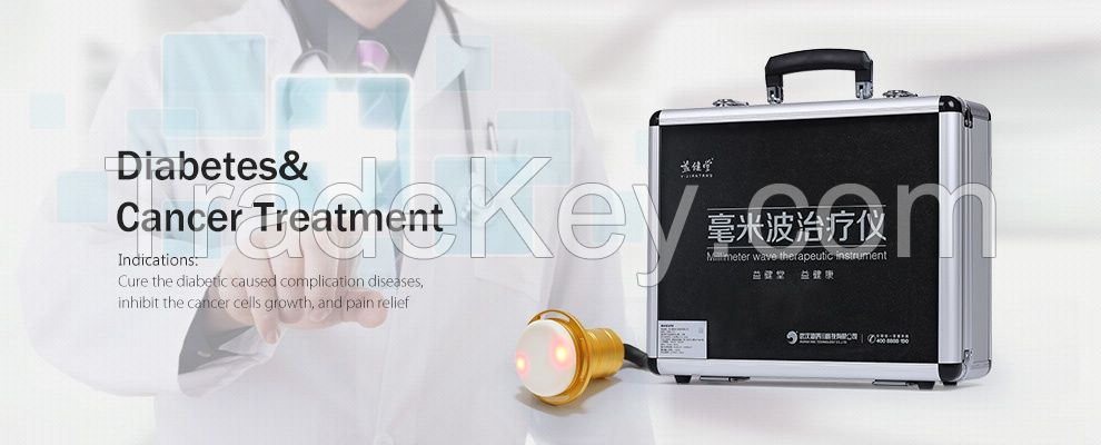 Factory offer millimeter wave medical instrument for curing diabetes, high blood glucose, tumors, pain relief