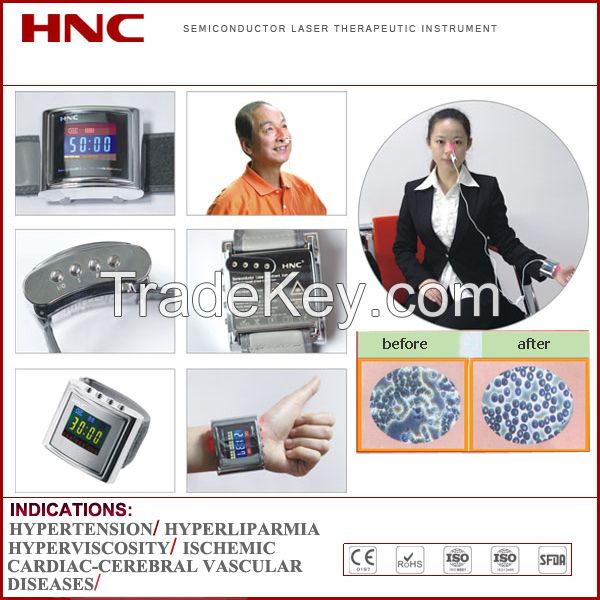 Cardiovascular disease/high blood pressure/high blood sugar therapy low level laser device