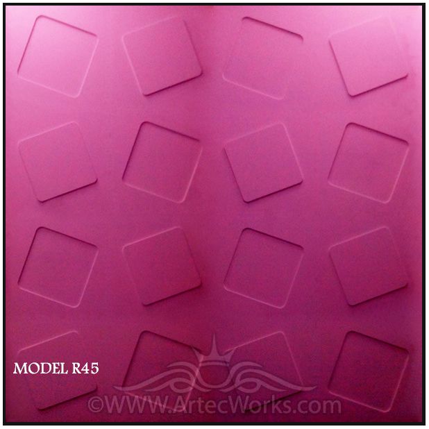 3d wall panel R45 from Artec