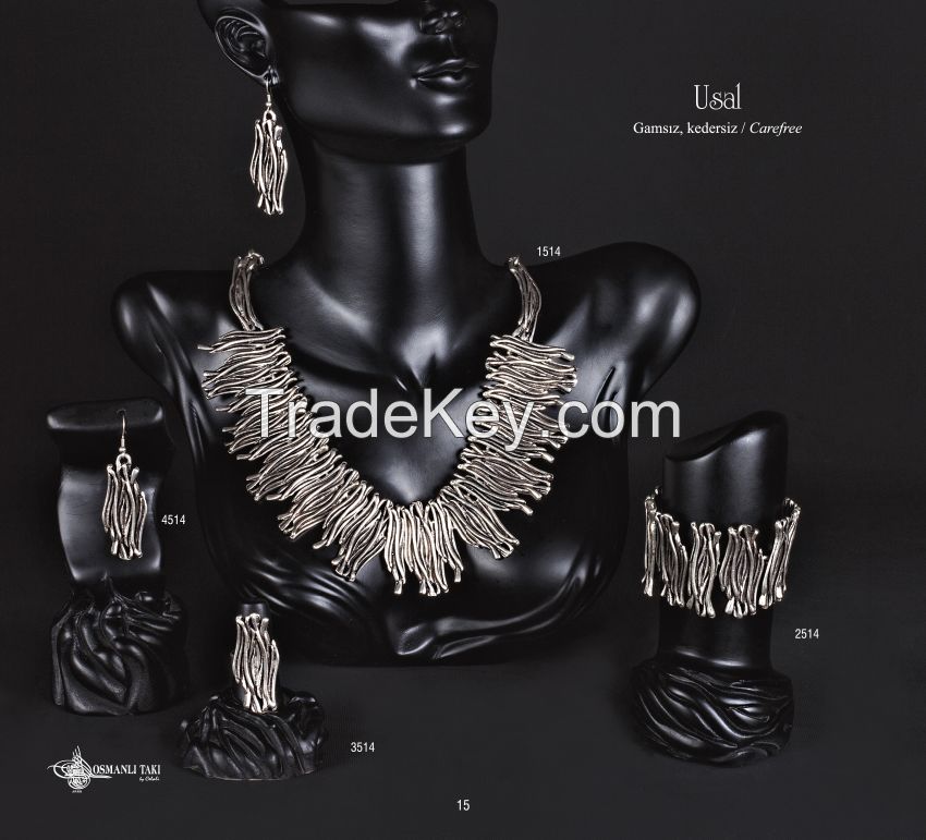 Osmanli Taki by Celali Necklace set Usal 1514