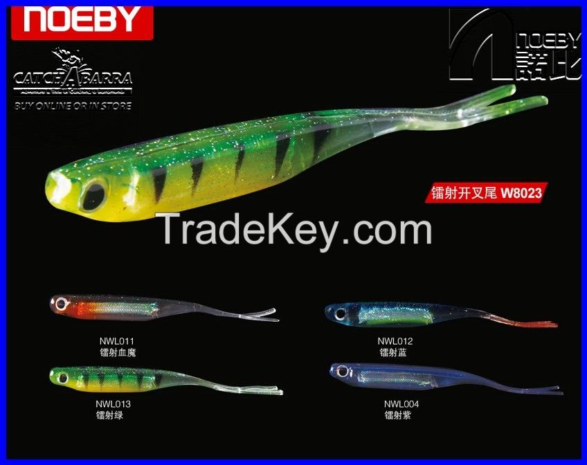 NOEBY SOFT PLASTIC V- TAIL W8023 11.5CM