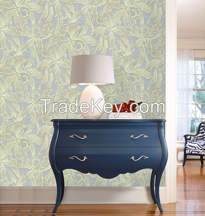 Deep embossed PVC wallpaper