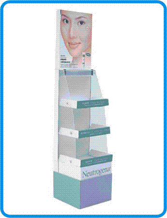 Sell cardboard display pop display display box floor display counter d