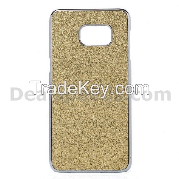 Glitter Powder Leather Skin Hard Phone Cover for Note 5 Samsung Galaxy