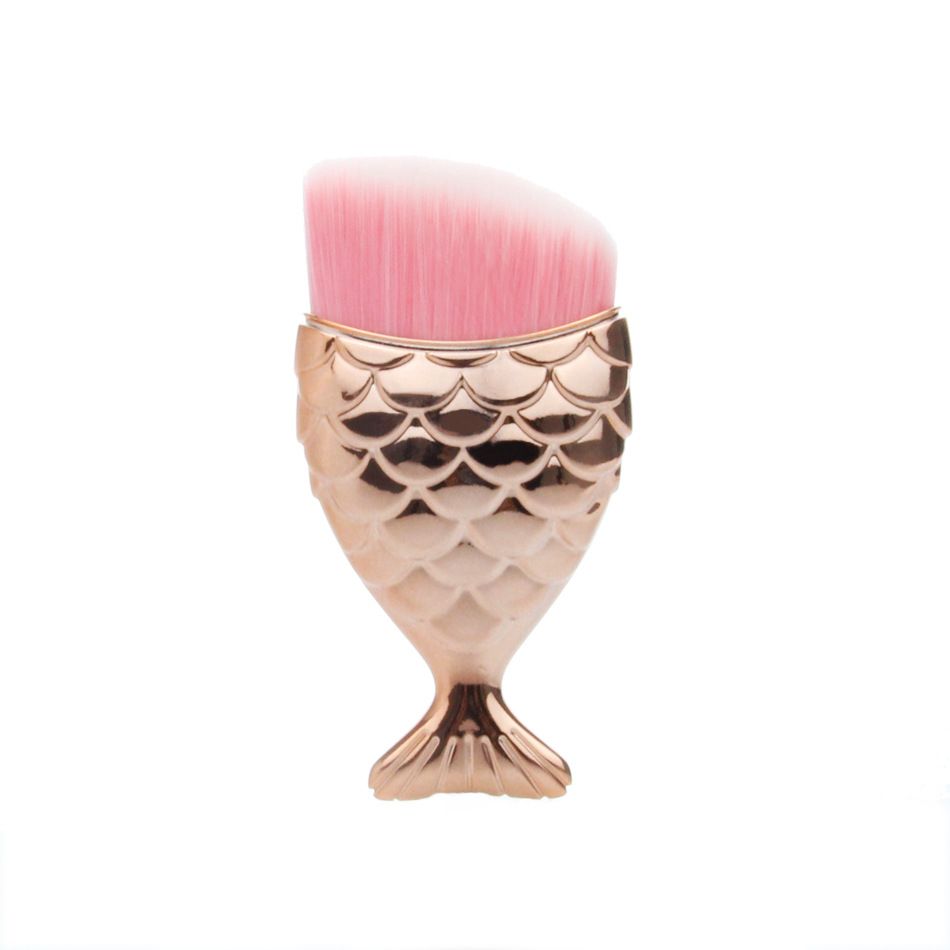 Custom special handle fishtail Makeup brush