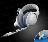 Exclusive! - Unidirectional Retractable USB HEADPHONE