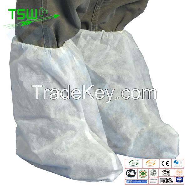 Disposable nonwoven boot cover