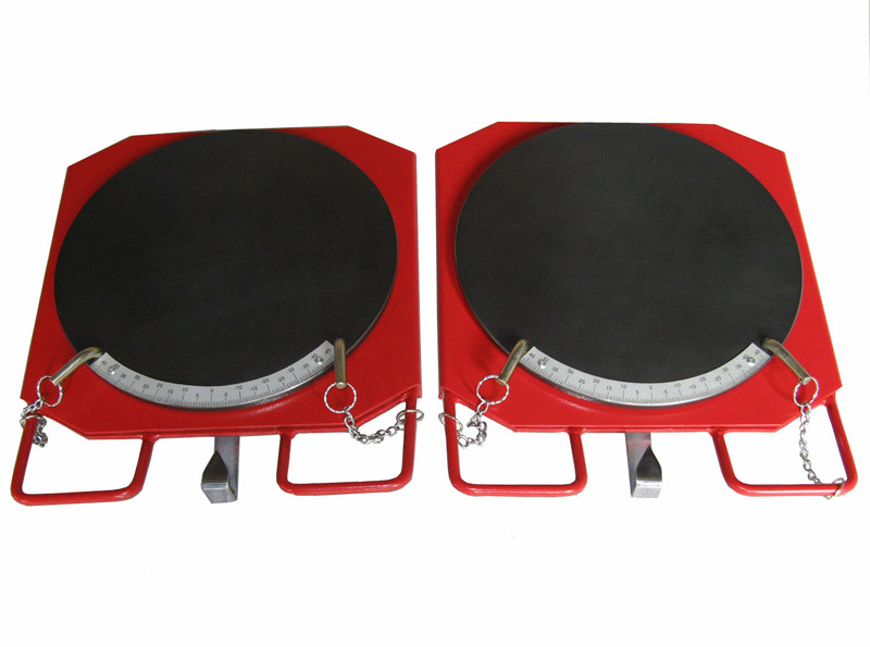 wheel alignment turn plates