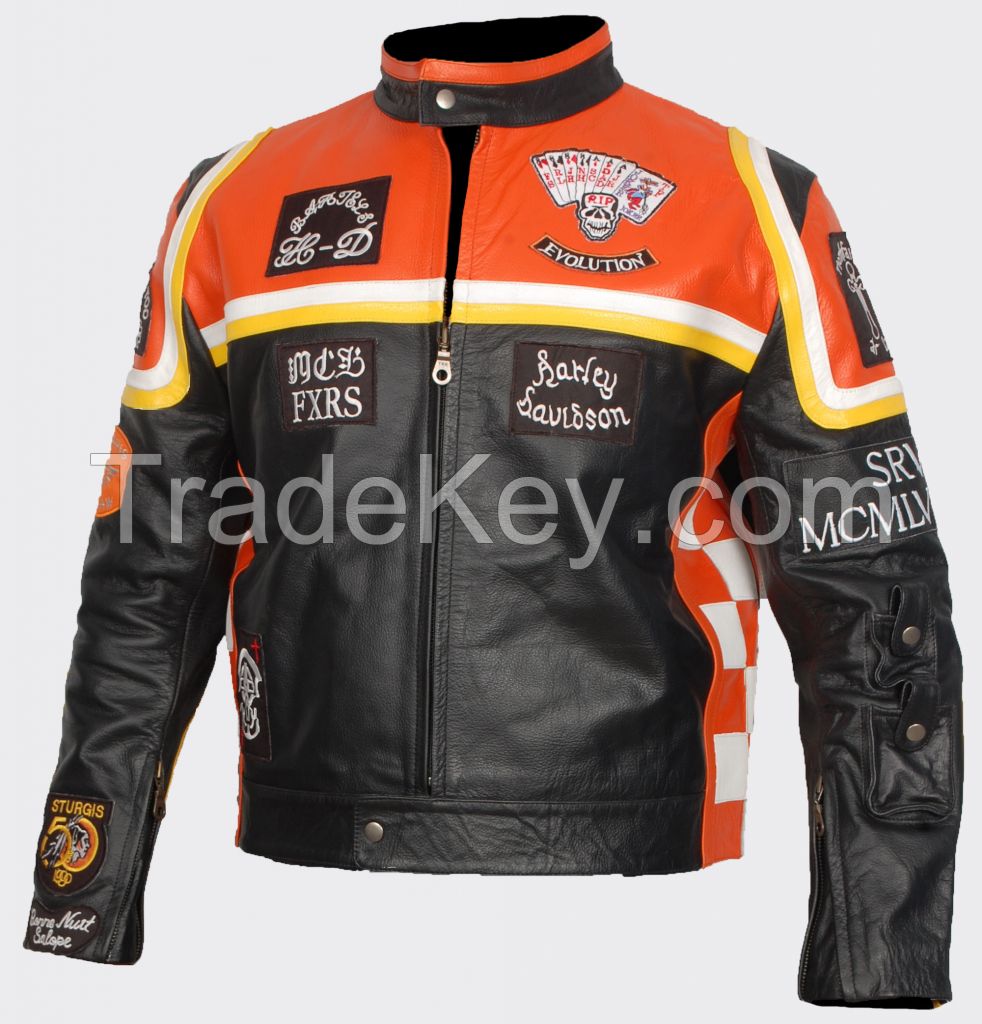 HD Marlboro Man Real Leather Jacket - All Sizes