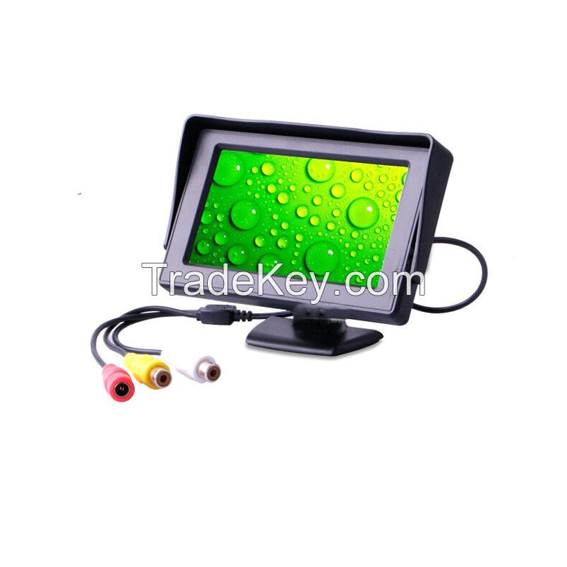 4.3 inch Color TFT LCD Mini Car Rear View Monitor Parking Rearview Mon