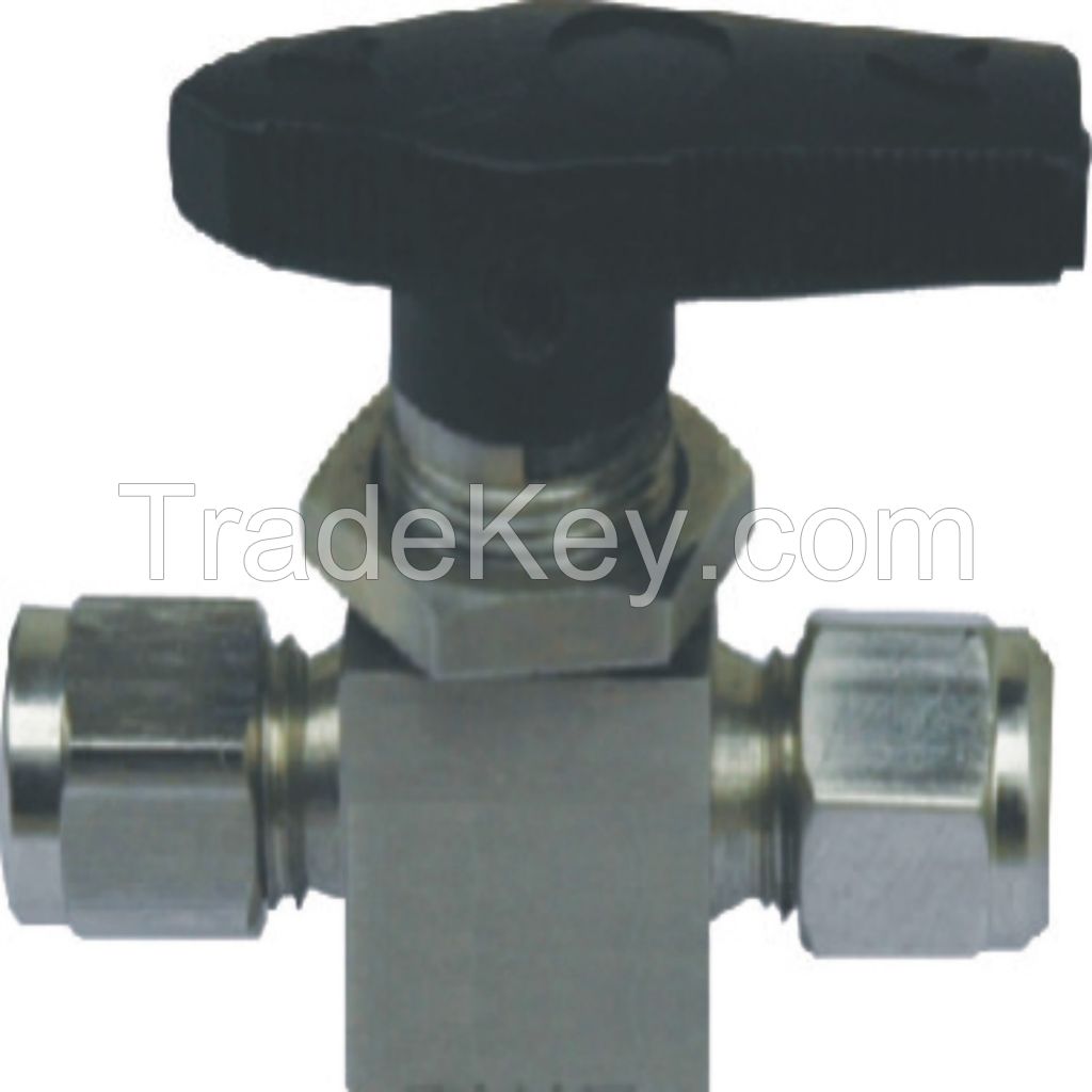 SS316 2 way ball valve,1/2&quot;OD