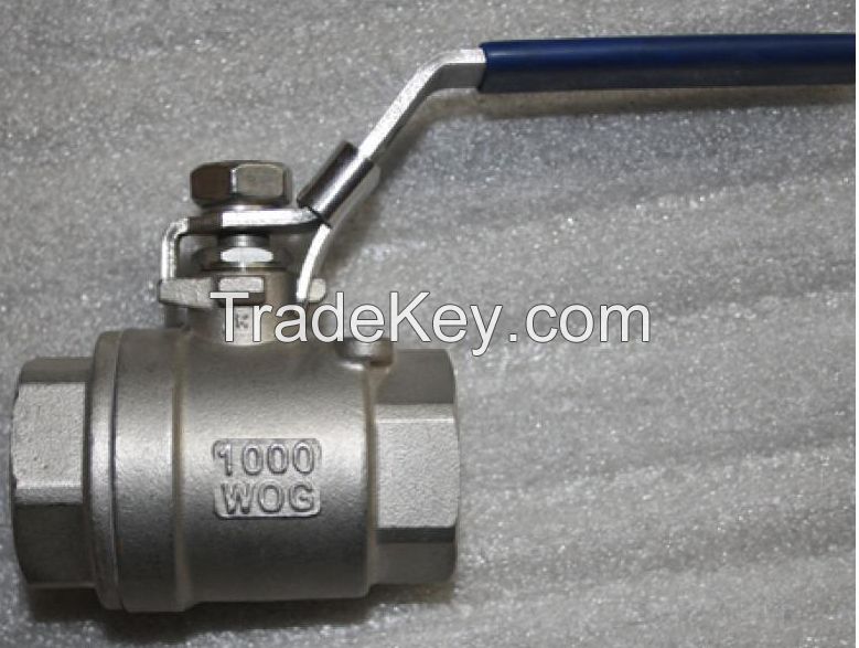 SS316 2-pc 1/2&quot;FNPT ball valve