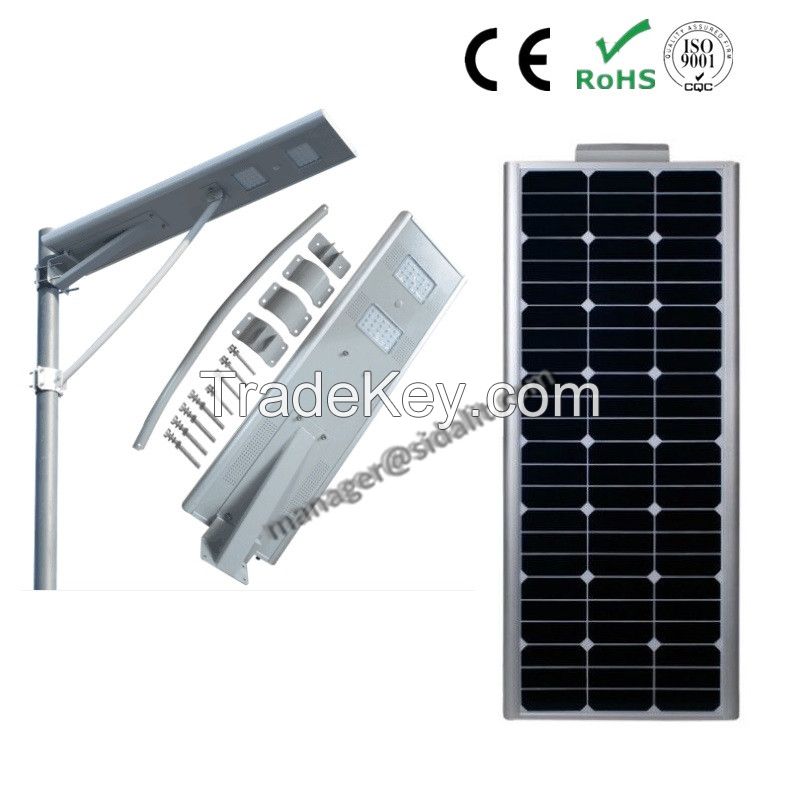 IP65 standard adjustable 60w  solar street light