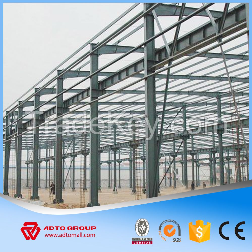 ADTO Group Q235 Q345 Steel Building Structure Fabrication Pre-engineered Construction Warehouse Workshop High Quality Wholesale