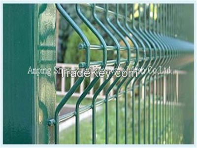 3D Welded Fence// Triangle Bends Fencing//PVC coated Triangle Protection Fence