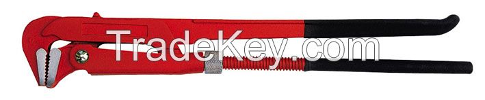 90 degree bent nose pipe wrench