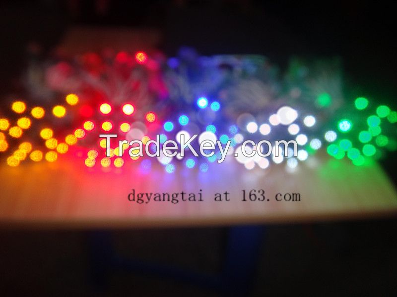 wholesale christmas led lights 5v 9mm, 50pcs per string