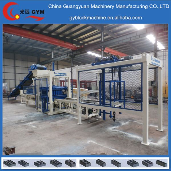 industrial machines automatic hydraulic press building material concrete block making machine