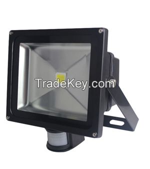 50W LED flood light, LED flood light with motion sensor , CE Rohs led light PIR