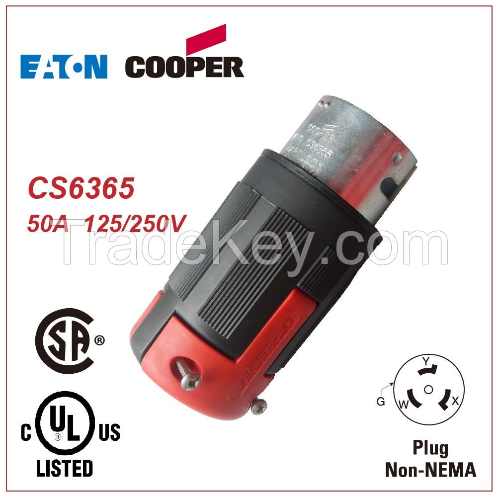 California standard 50A industrial grade large current locking Plug