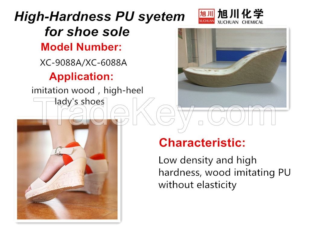 PU RESIN FOR LADY SHOES