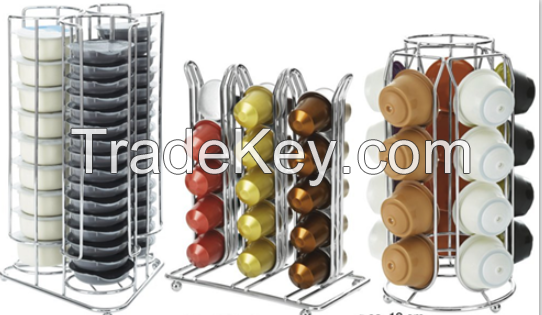 capsule coffee pod holder, coffee rack, capsule coffee pod stand rack