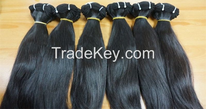 Vietnamese best wholesale price for 100% natural straight weft hair 10- 30 inches with highest quality