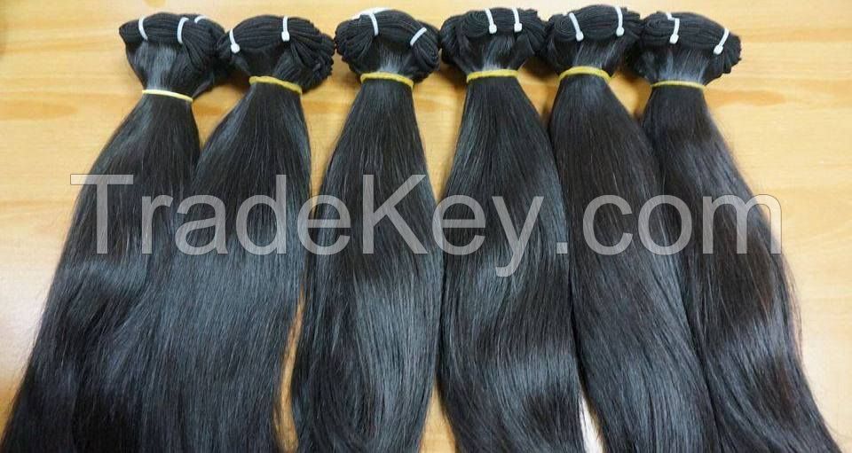 Vietnamese best wholesale price for 100% virgin hair, human hair straight weft hair 10- 30 inches with highest quality