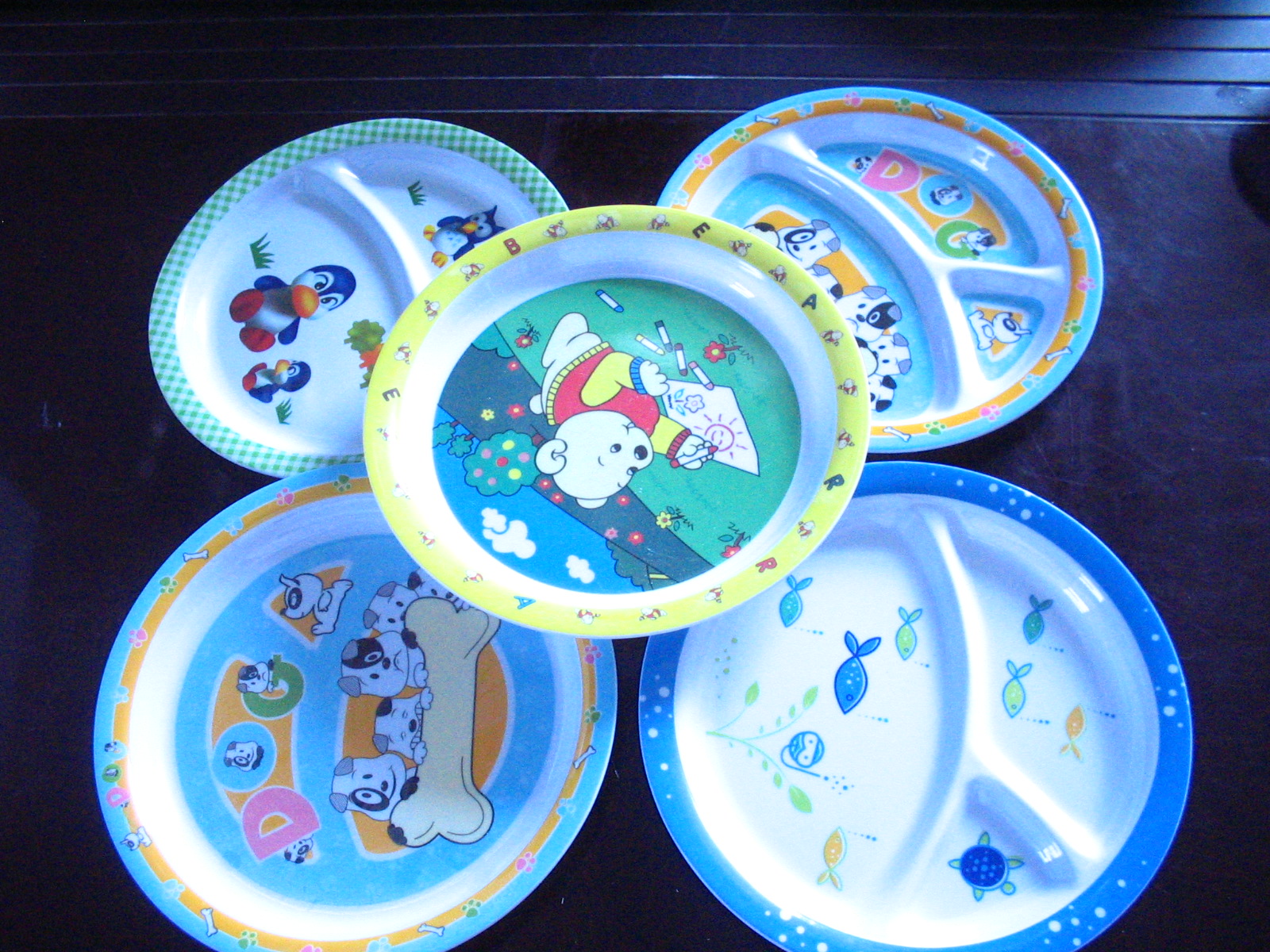 melamine baby  plate