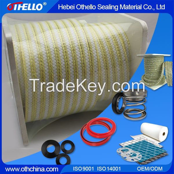 Aramid/Kevlar Gland Packing Braided with PTFE