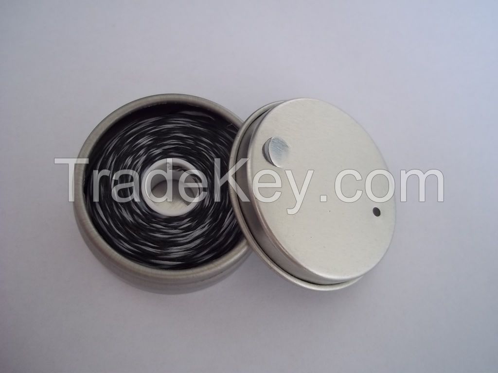 50m nature silk dental floss in tin box