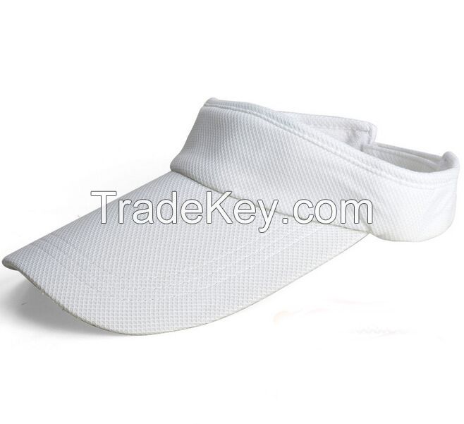 Promotional High Quality Dry Fit Breathable Mesh Fabric Sun Visor