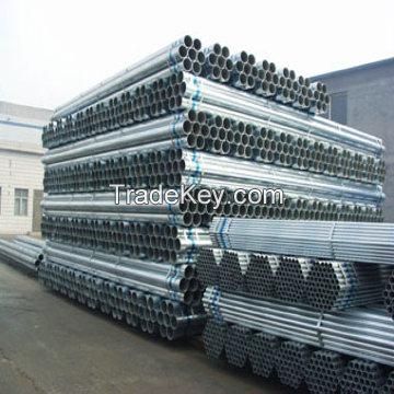 Galvanized steel pipes