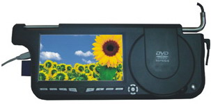 Sun visor DVD player