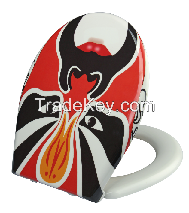 Printed MDF Soft Close Toilet Seat