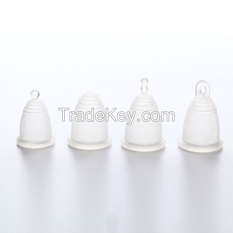Cheap Price Wholesale Reusable Lady's Soft Medical Silicone Menstrual Cup