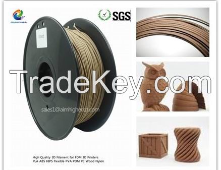 wood 3D filament 1.75/3.0m factory directorly sale