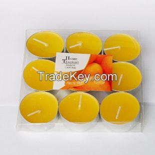 Tea-light Candle with multiple flavors and colors and sizes